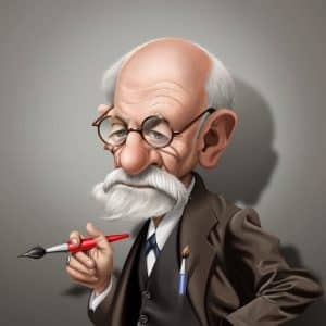 Caricatura-de-Sigmund-Freud-3-600x600